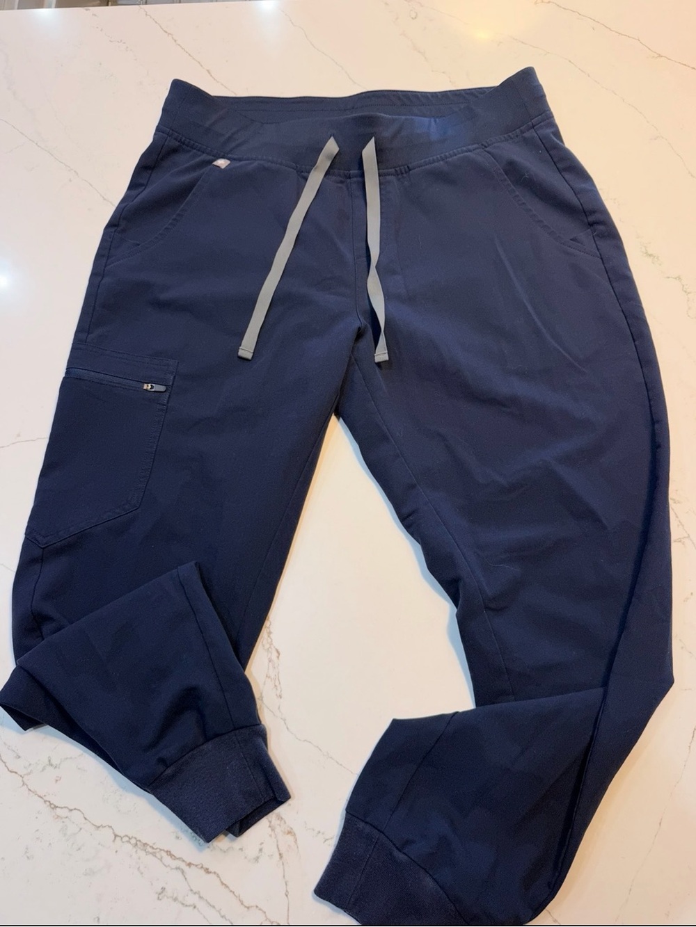 Navy Blue FIGS Zamora jogger scrub pants